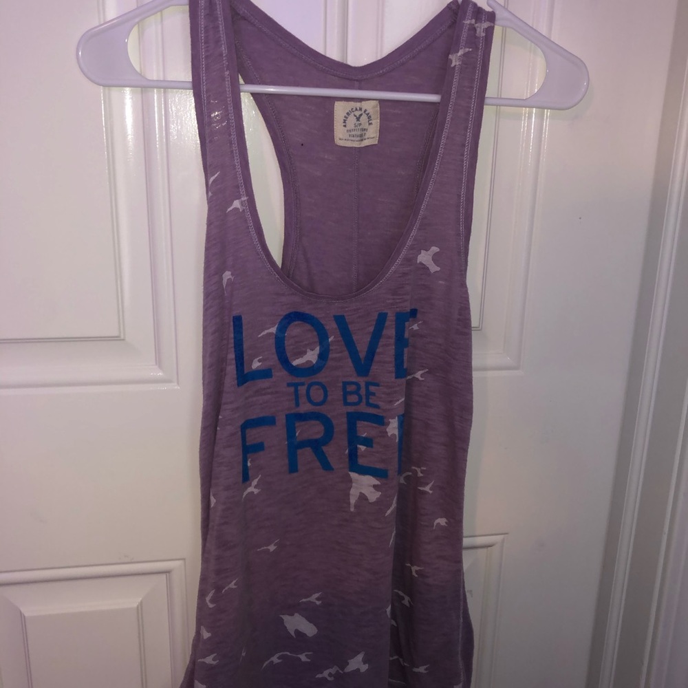 Purple tank top
